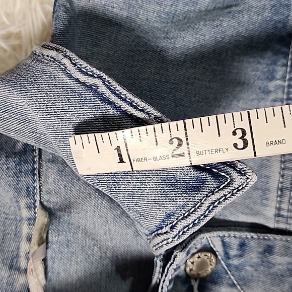 Free People Light Blue Denim Jacket - Picture 6 of 8